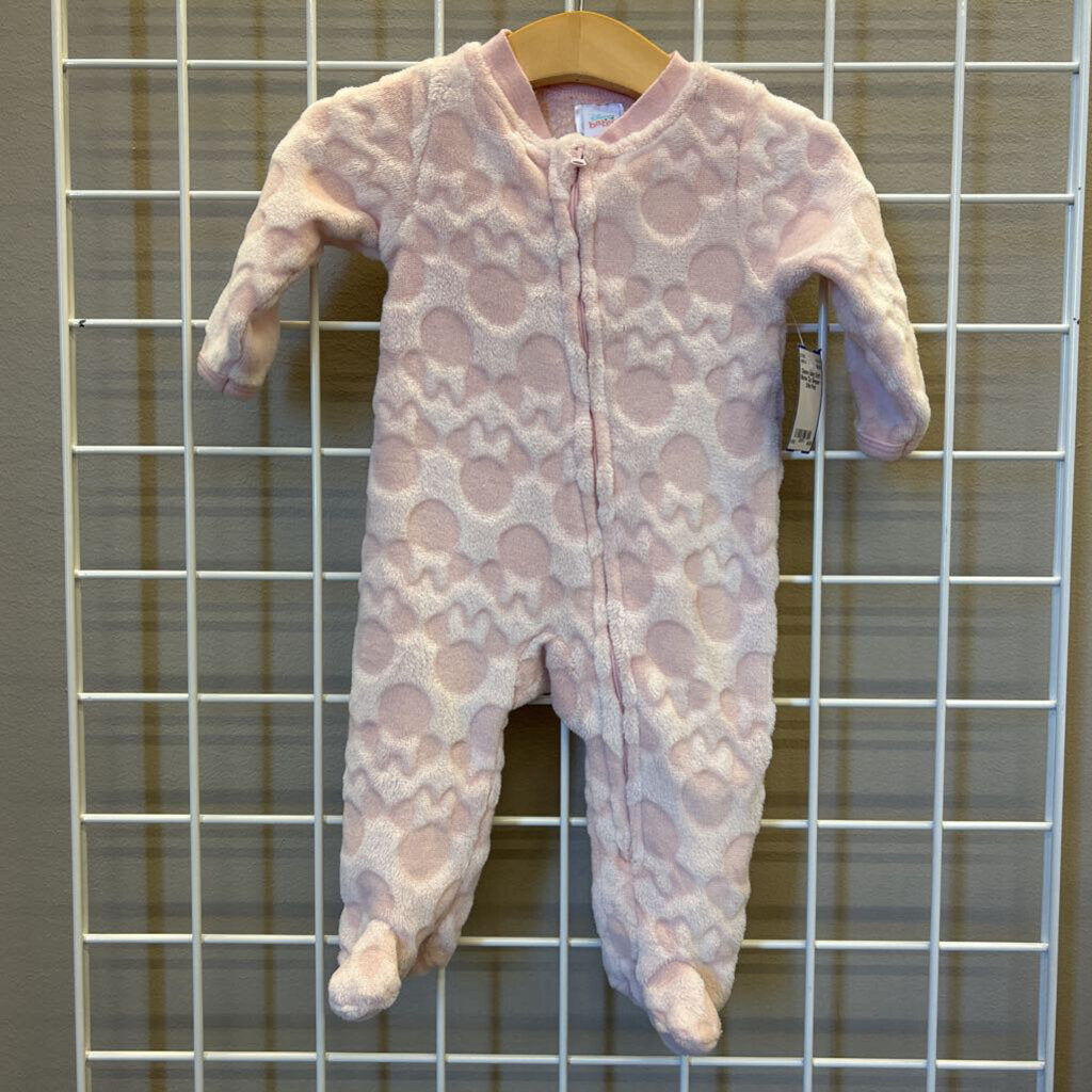 Disney Baby Soft Minnie Zip Sleeper - 3/6m