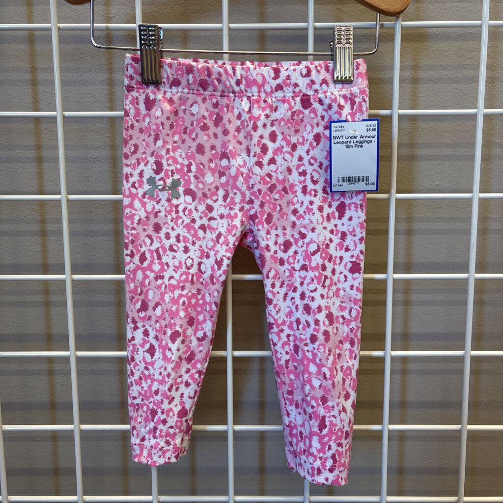 NWT Under Armour Leopard Leggings - 12m