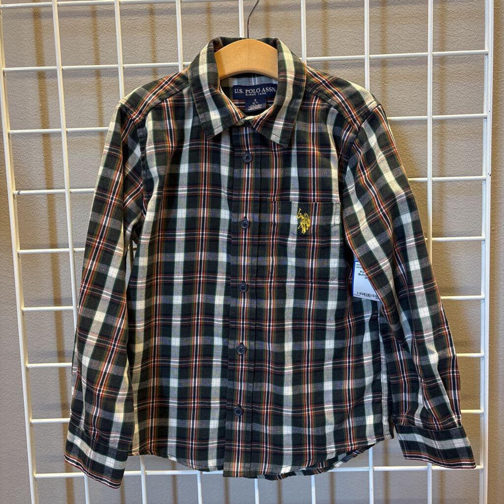 Polo Plaid LS Button Up - 6/7