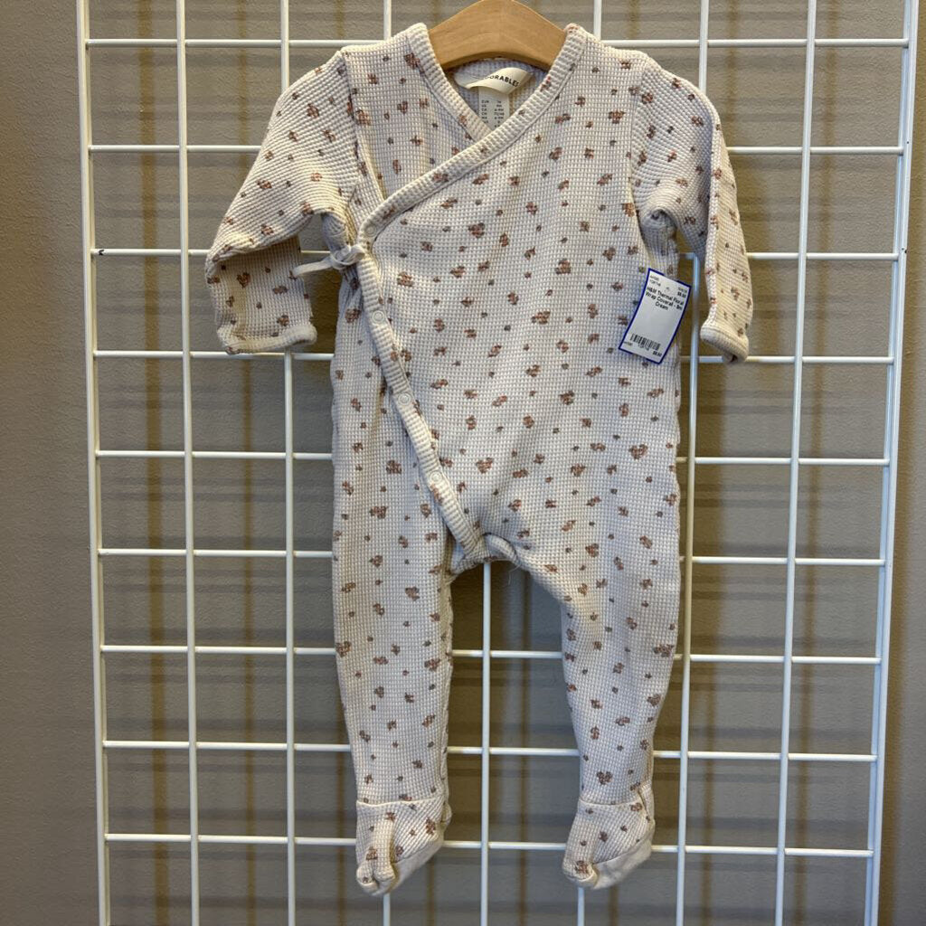 H&M Thermal Floral Wrap Coverall - 9m
