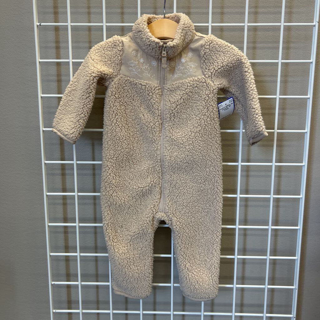 Carter's Sherpa Zip Coverall - 9m