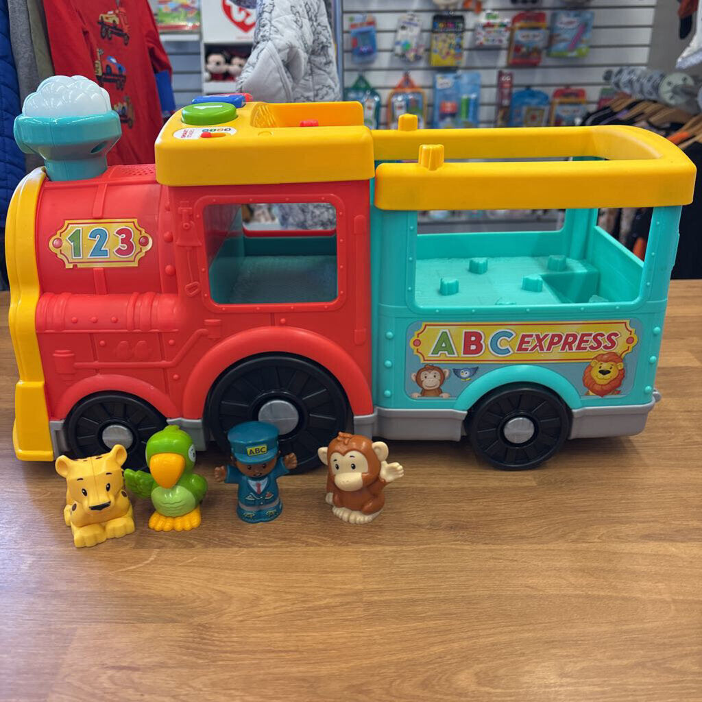 Fisher Price Little People Big ABC Animal Train w/ Figures