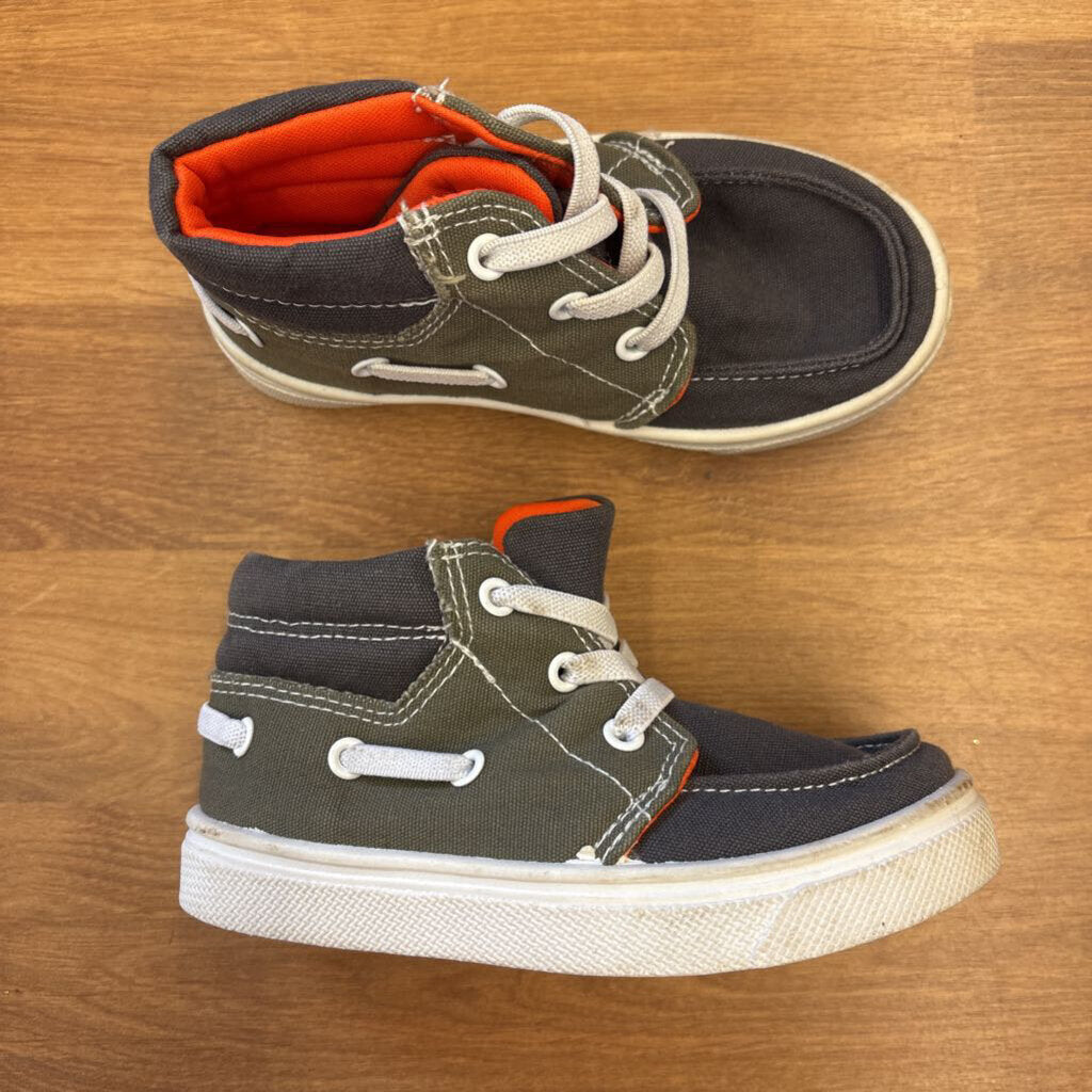 Oomphies Grey High Top Sneakers - 8