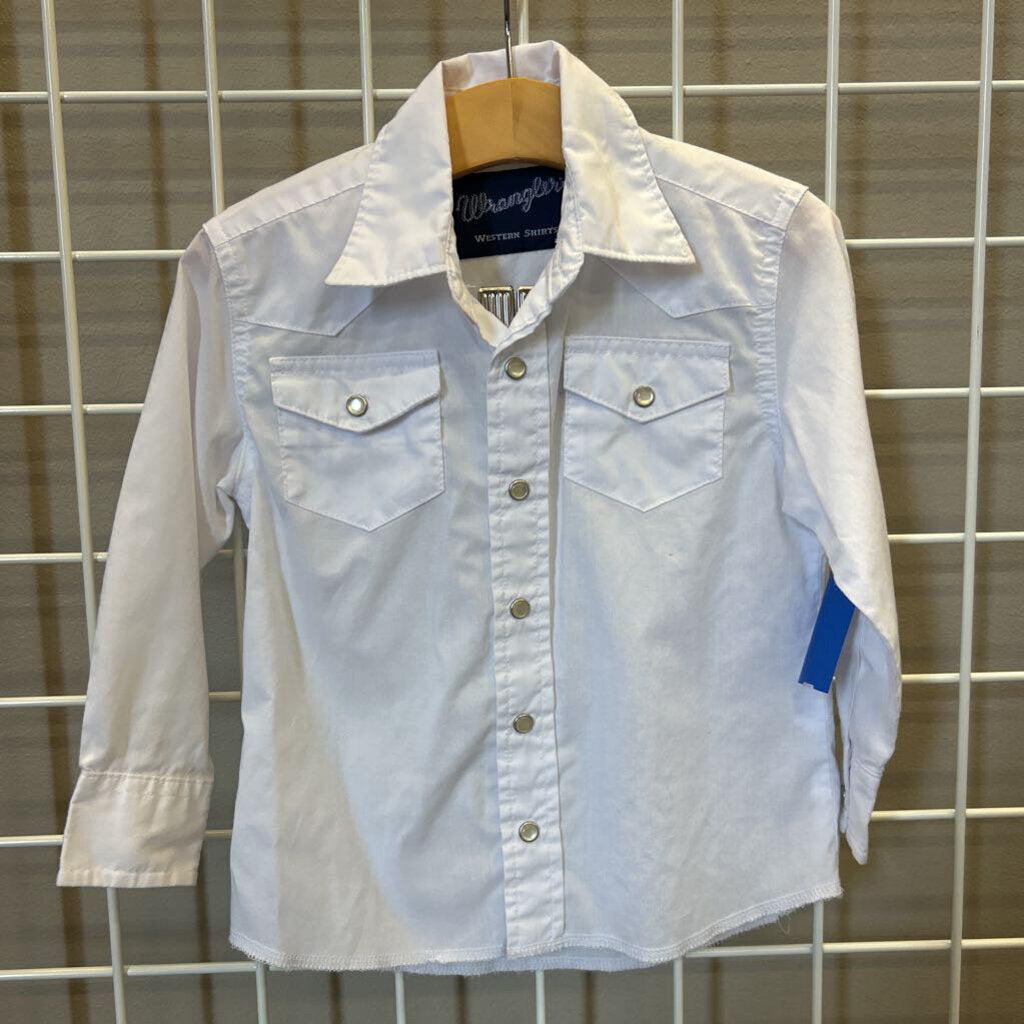 Wrangler Snap LS Top (discoloration along top) - 2T