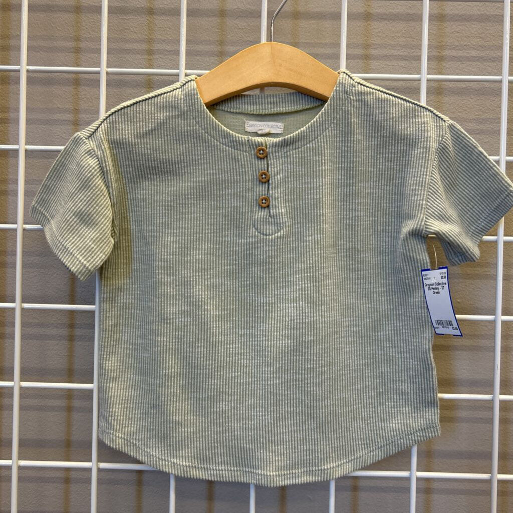 Greyson Collective SS Henley - 3T