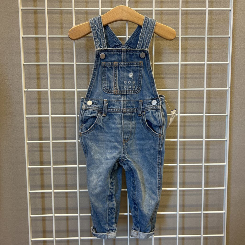 Old Navy Overalls (light marks) - 18/24m