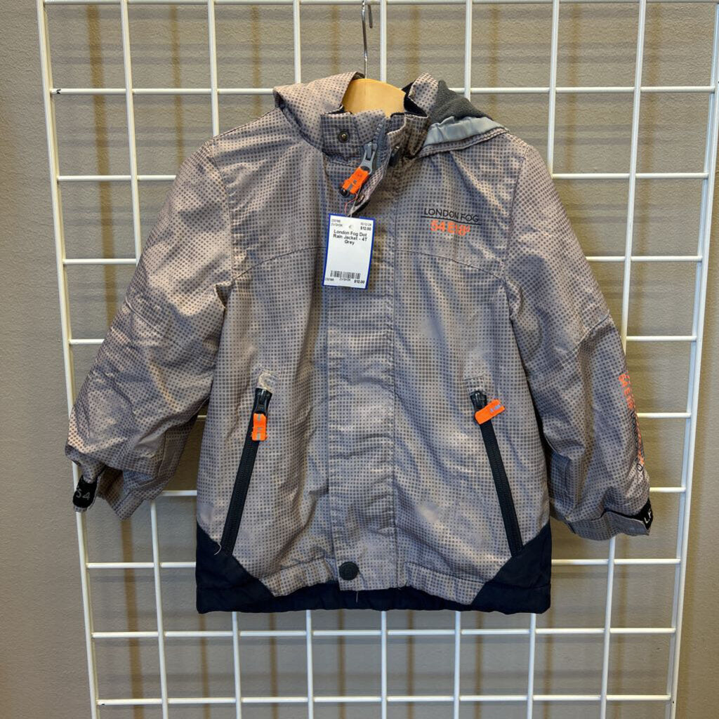 London Fog Dot Rain Jacket - 4T
