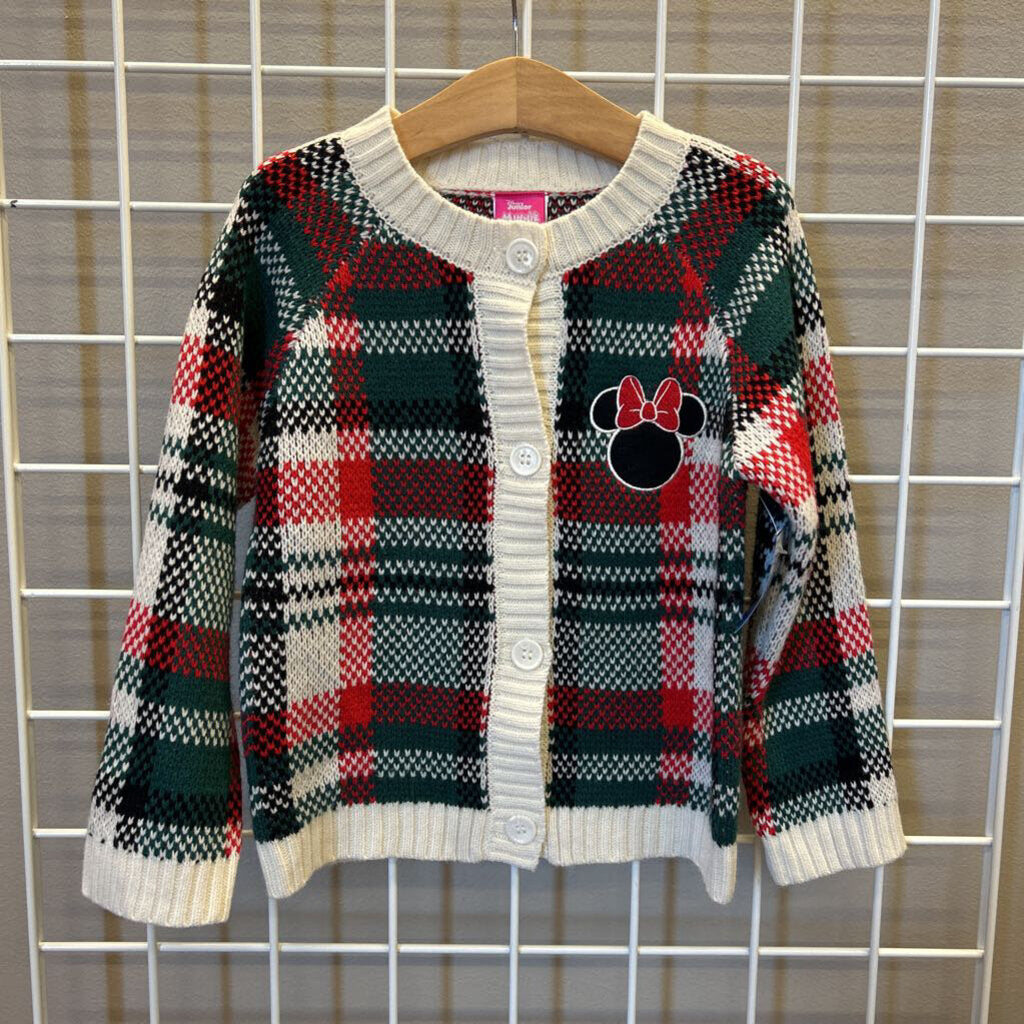 Disney Jr. Minnie Holiday Cardigan - 4T