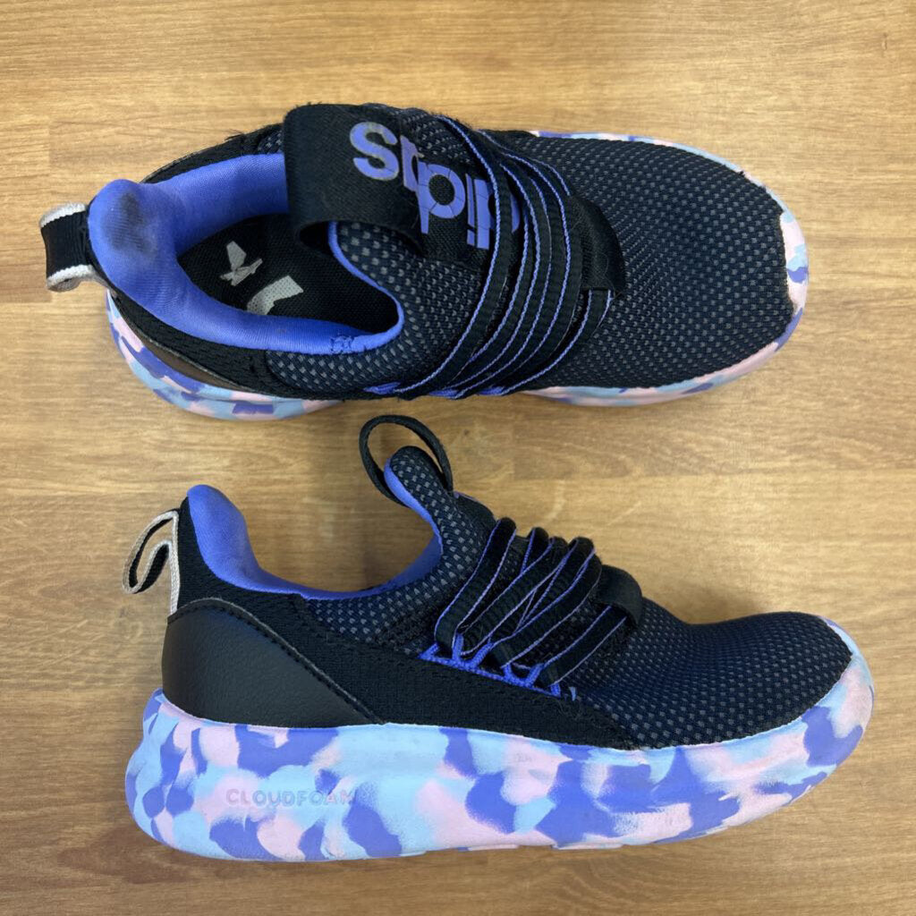 Adidas Black/Purple Slip On Sneakers - 11.5