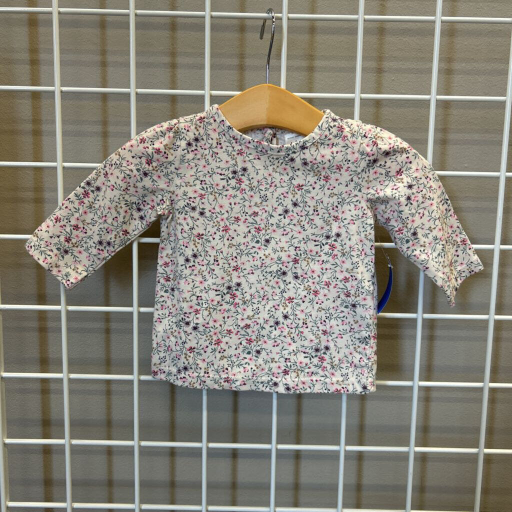 Osh Kosh Floral LS Tee - 6m