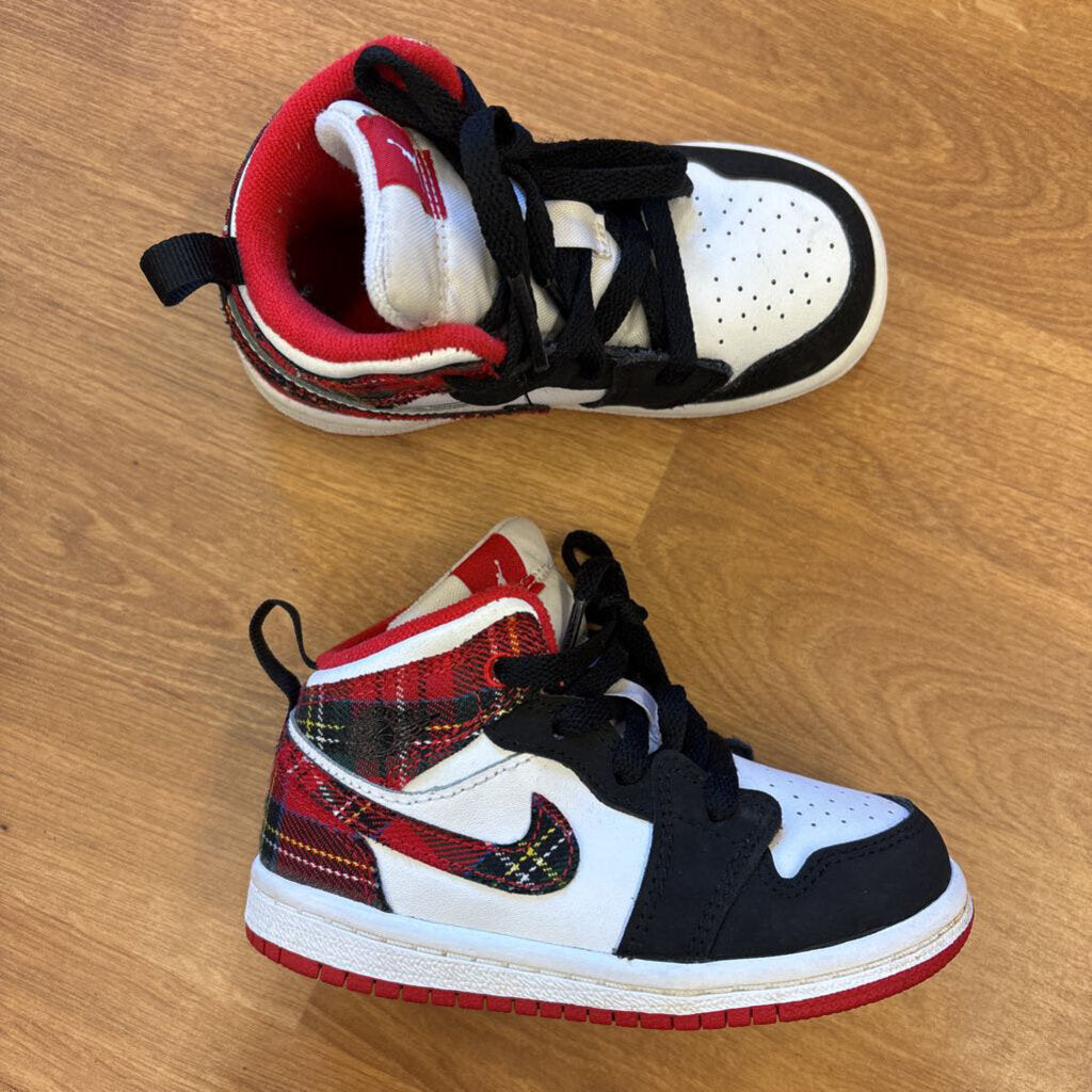Nike Plaid Air Jordan Sneakers - 7