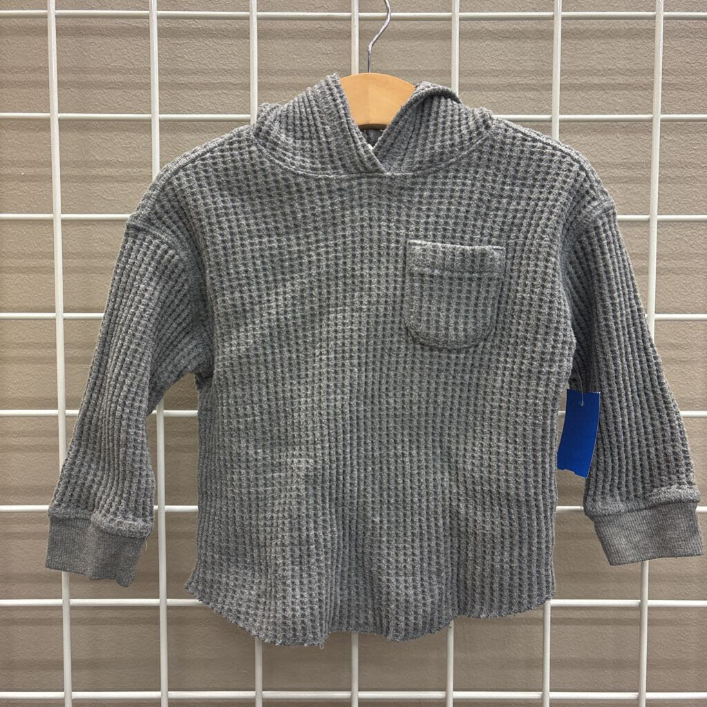 Cat & Jack Thermal Hoodie Tee - 2T