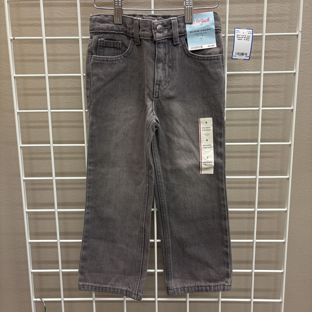 NWT Cat & Jack Relaxed Straight Jeans - 4