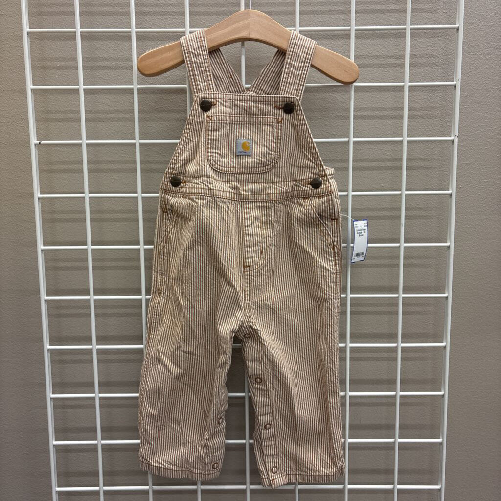 Carhartt Stripe Overalls - 18m