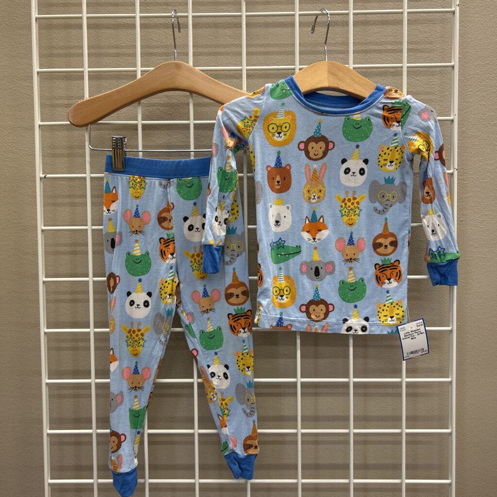 Little Sleepies Bamboo Party Animal Pjs - 12/18m