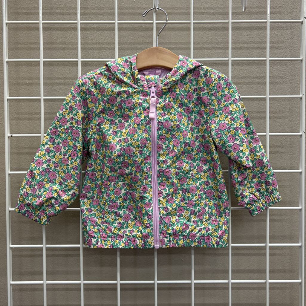 Cat & Jack Floral Rain Jacket - 18m