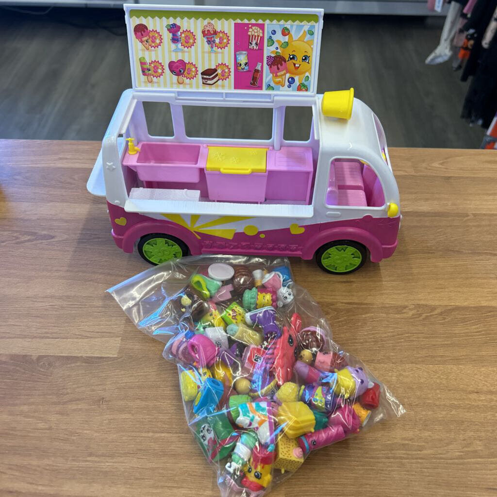 Shopkins Ice Cream Truck & Misc. Figures