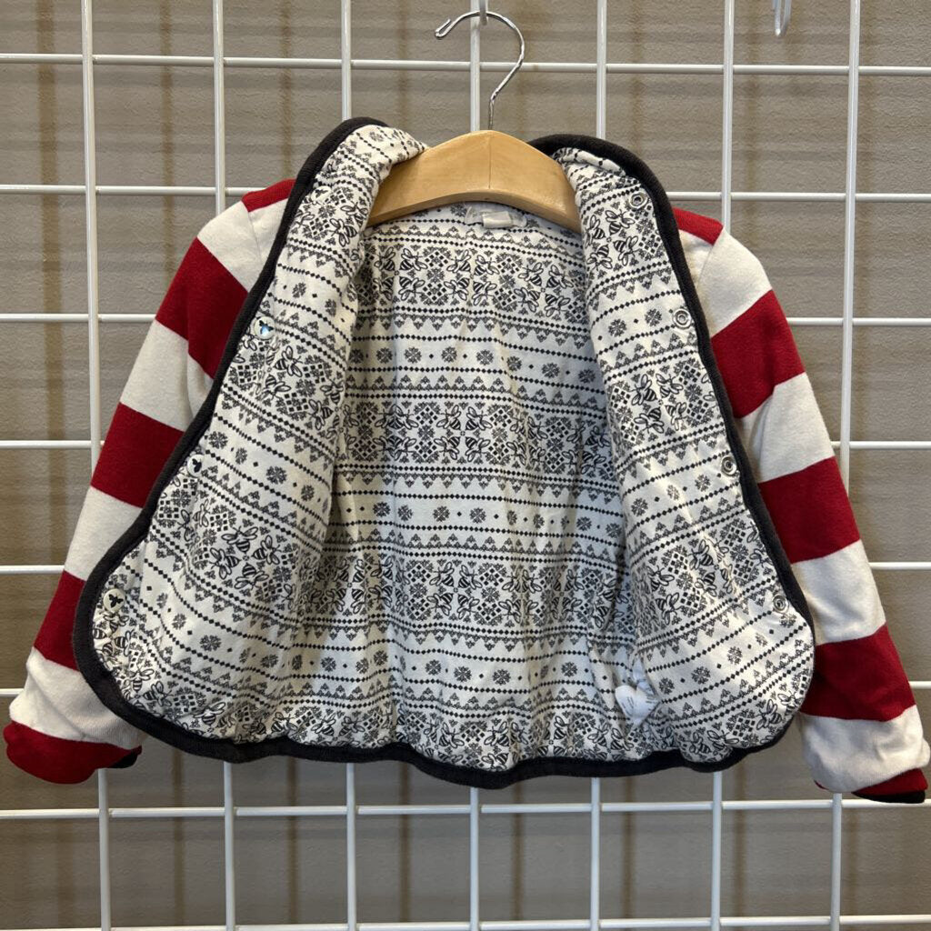 Burt's Bees Striped Soft Jacket - 24m