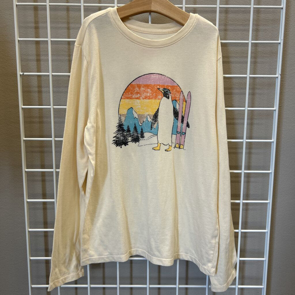 Cat & Jack Penguin LS Tee - 10/12