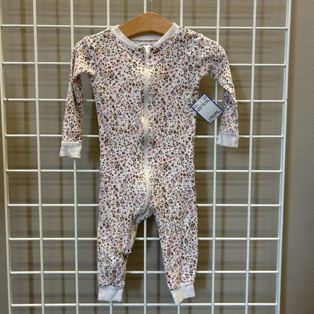Pekkle Floral Zip Sleeper - 12m