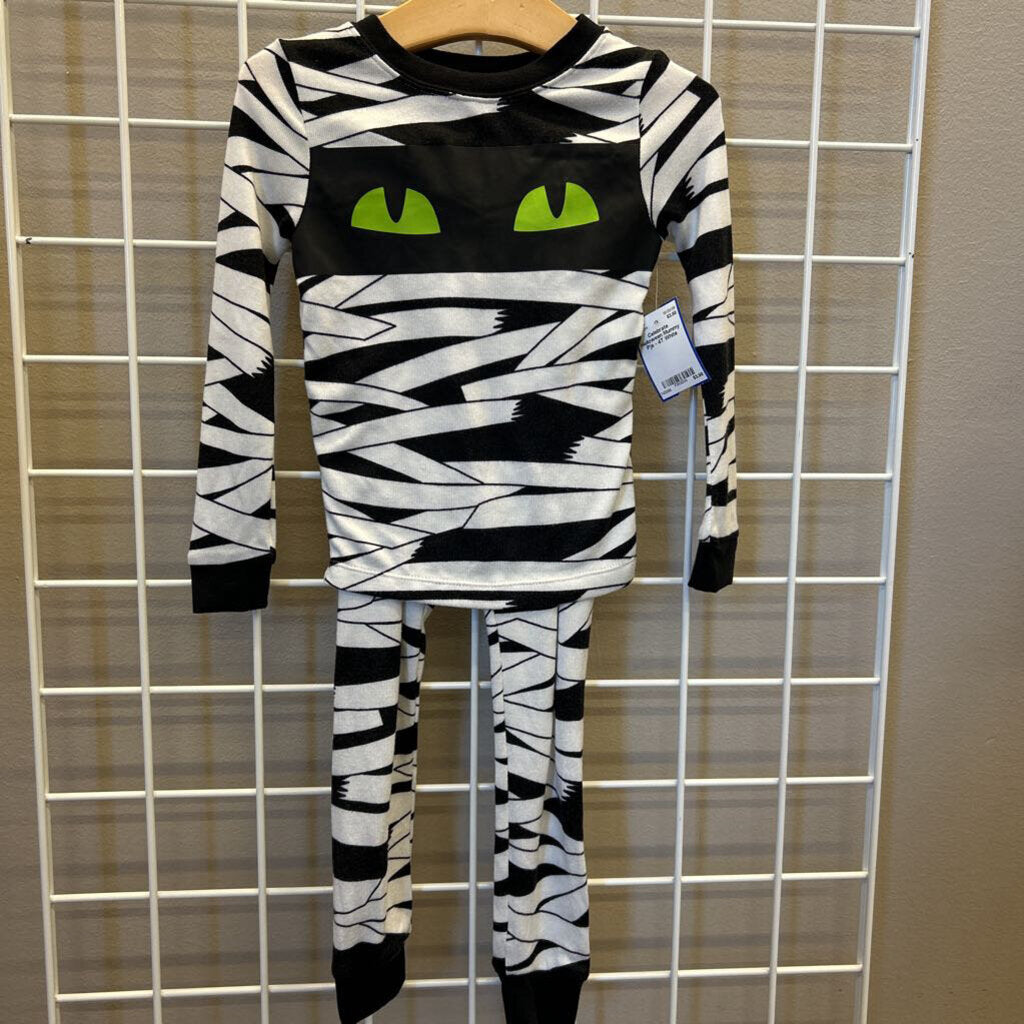 Celebrate Halloween Mummy Pjs - 4T