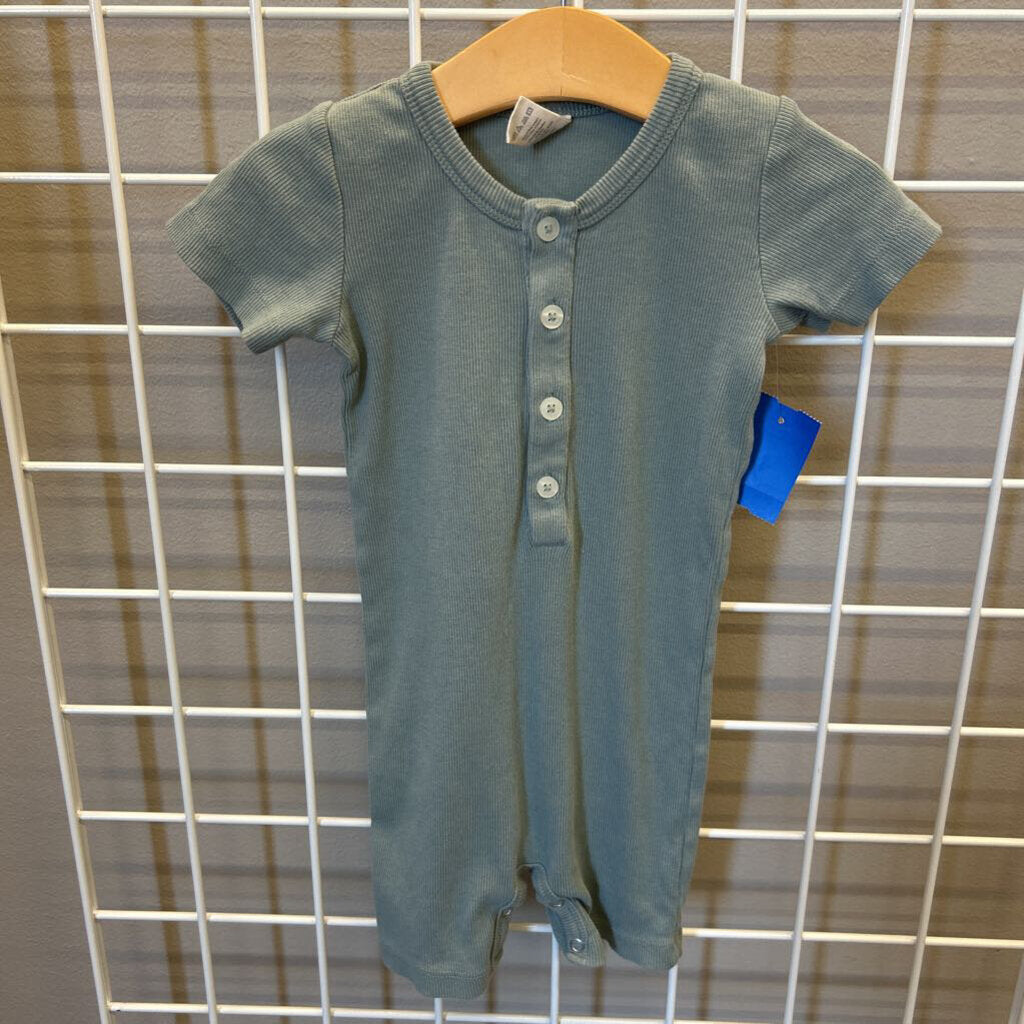 Kate Quinn Ribbed Short Romper - 2T