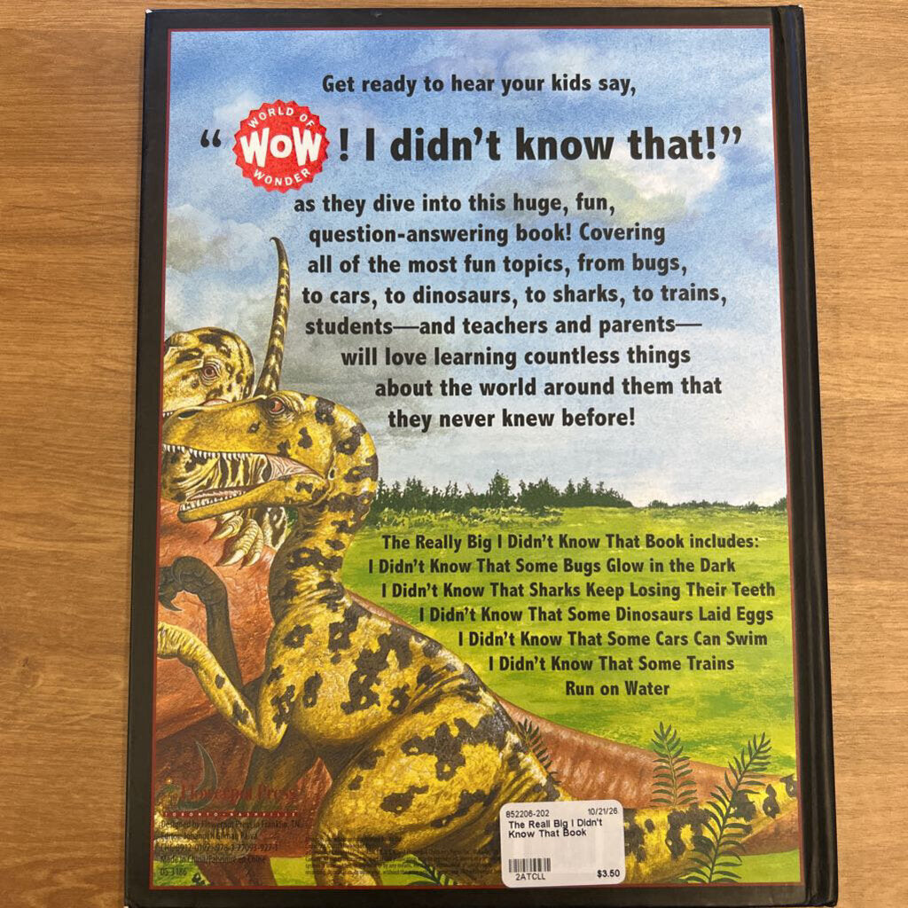 The Reall Big I Didn't Know That Book