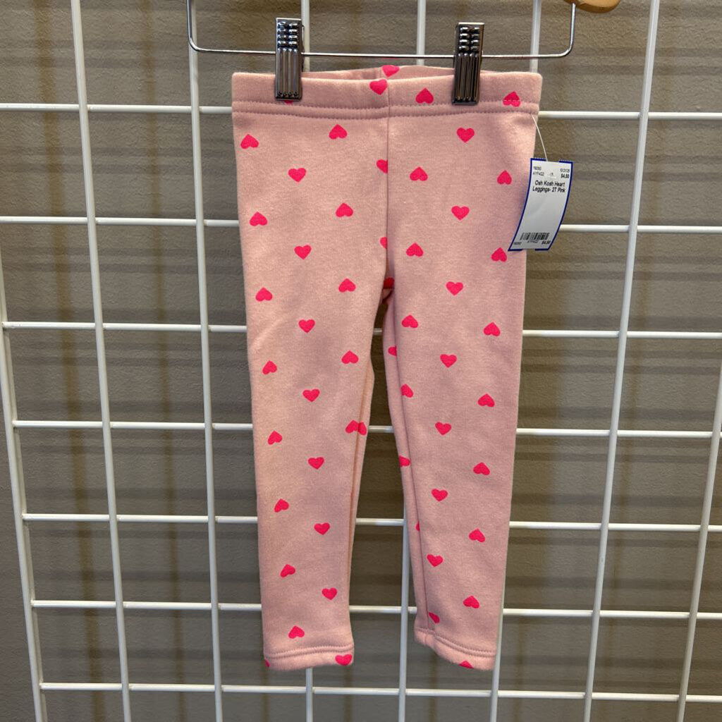 Osh Kosh Heart Leggings- 2T