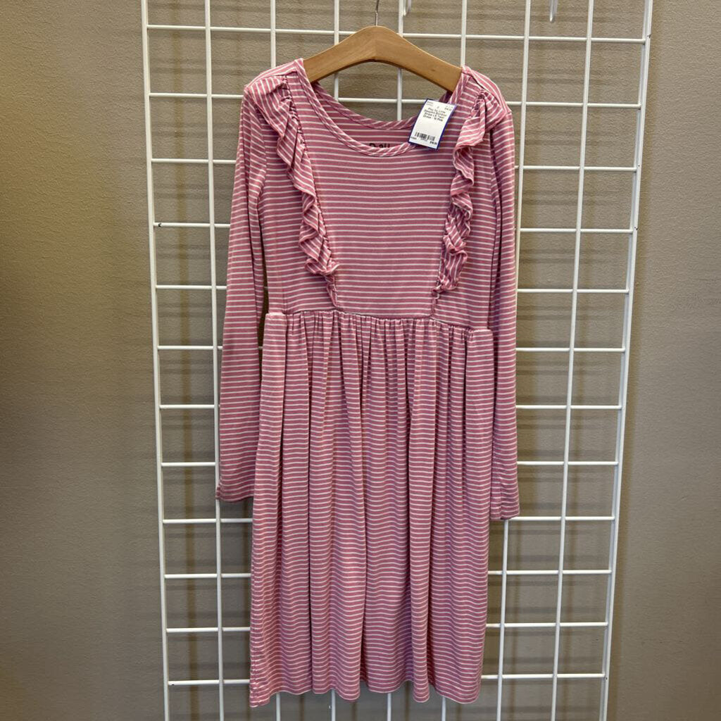 Play by Little Sleepies Bamboo Stripe LS Twirl Dress - 10