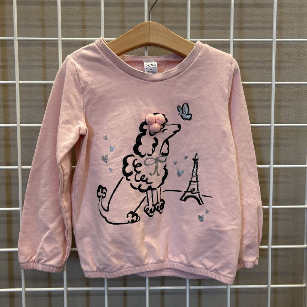 Carter's Parisian Poodle LS Tee - 5T