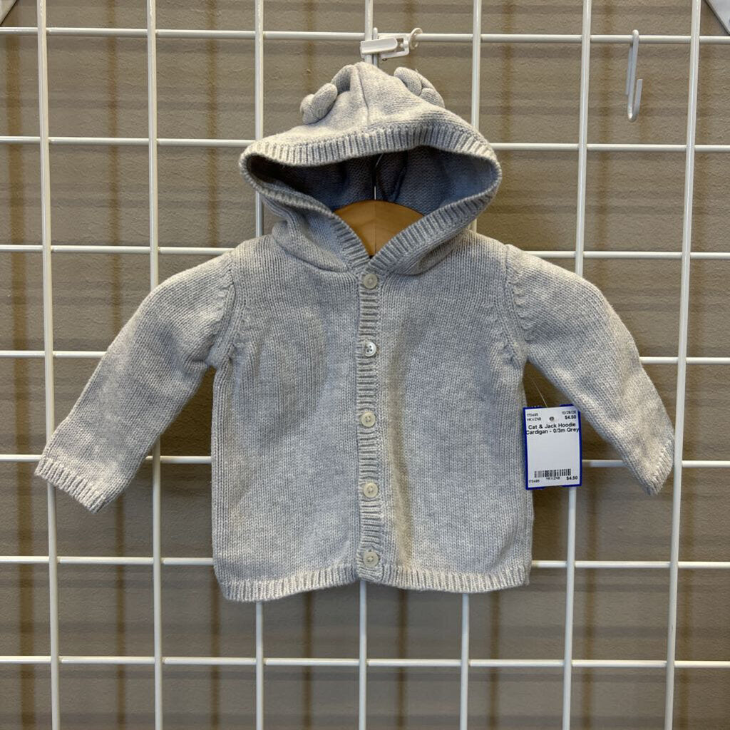 Cat & Jack Hoodie Cardigan - 0/3m