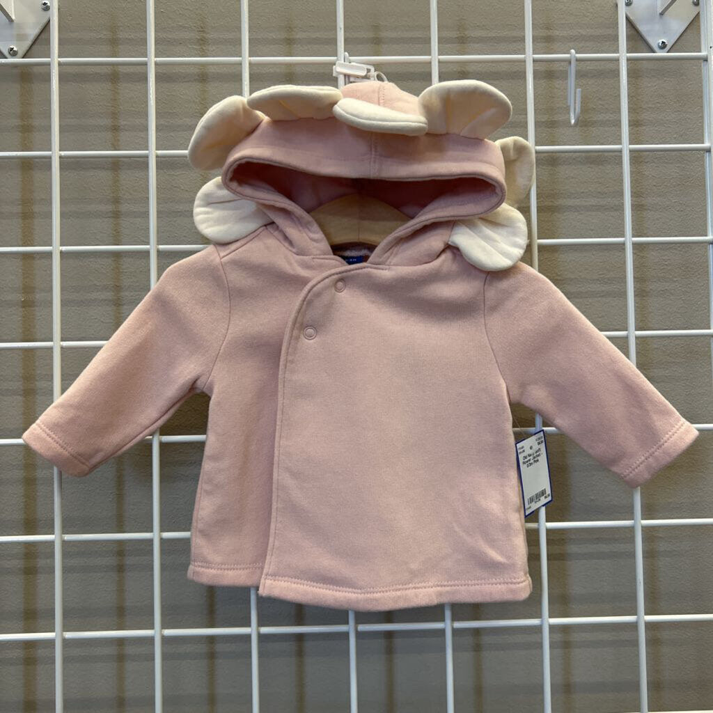 Old Navy Soft Flower Jacket - 0/3m