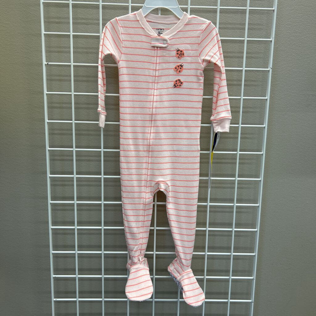 NWT Carter's Stripe Zip Sleeer - 18m