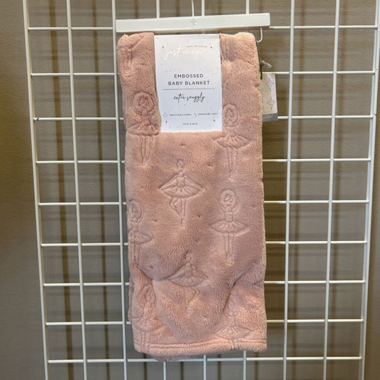 NEW Just Imagine Embossed Baby Blanket - Pink