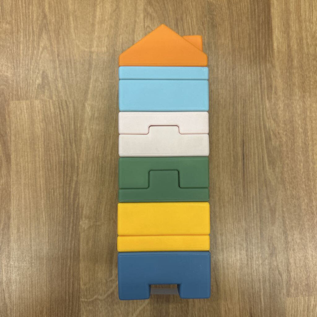 Silicone House Stacker Puzzle