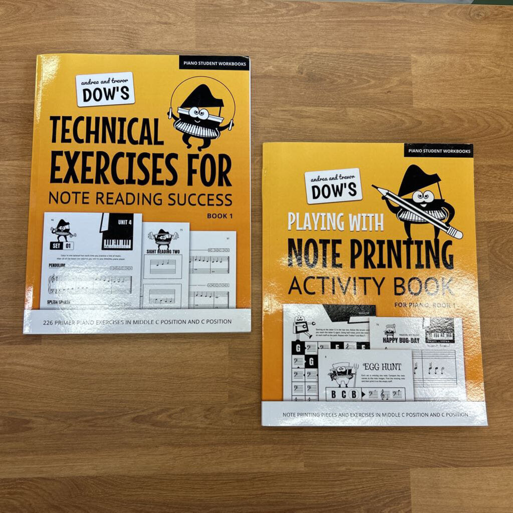 Set of 2 PIano Student Workbooks