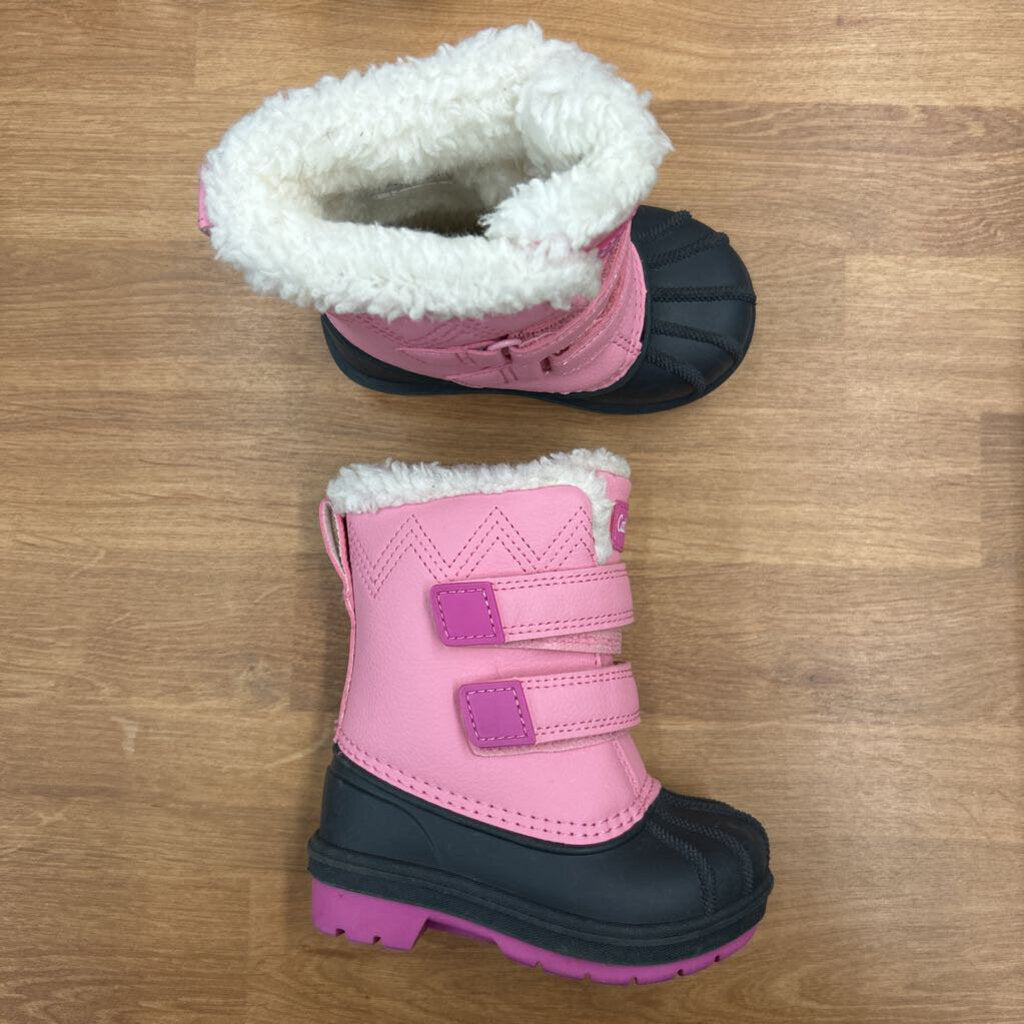 Cat & Jack Pink Snow Boots - 5