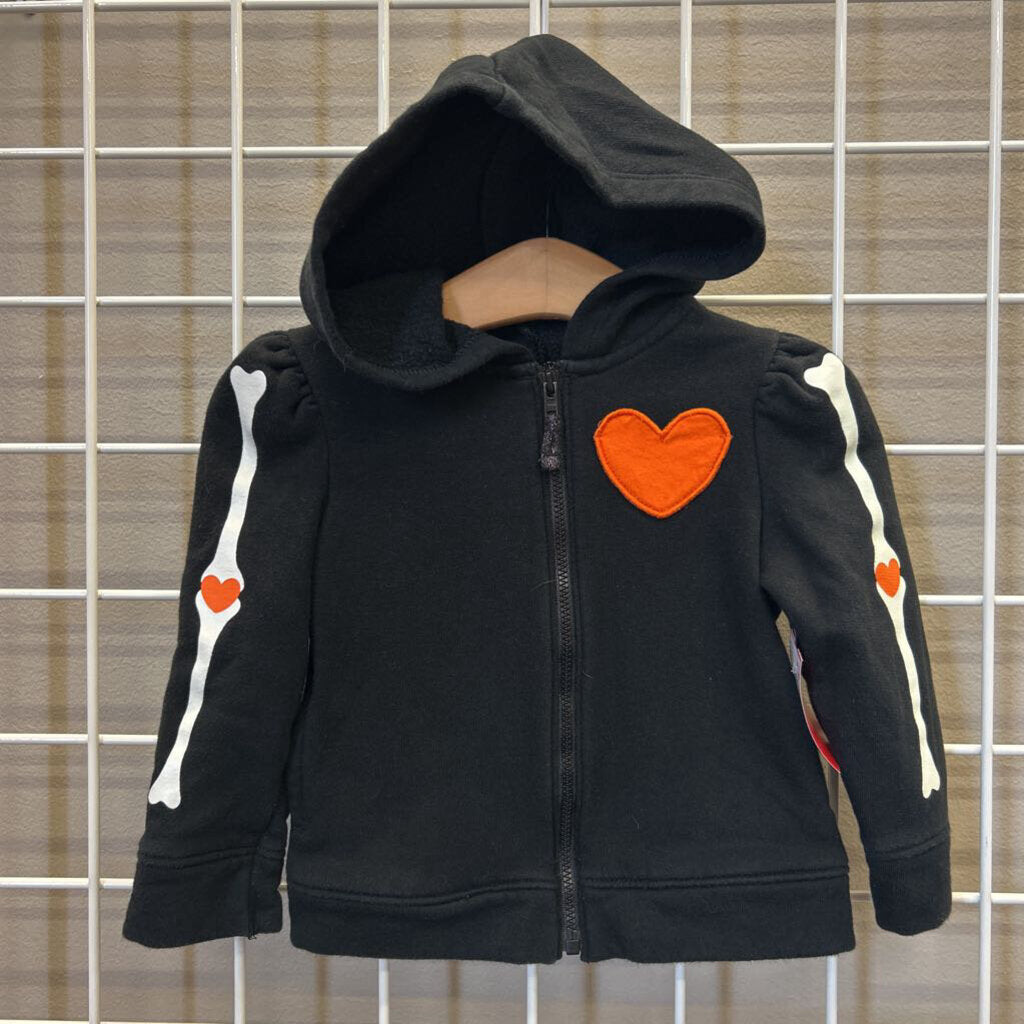 Skeleton Zip Hoodie