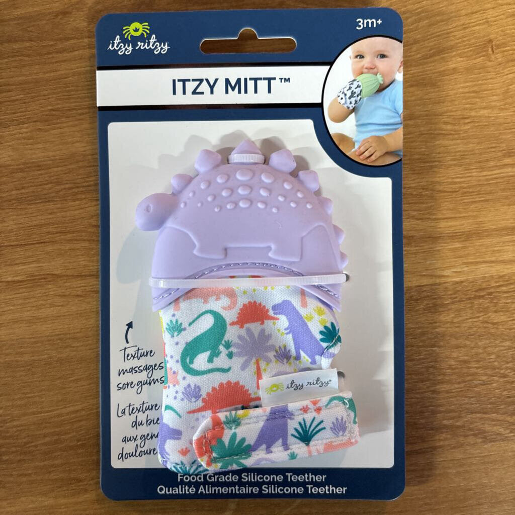 Itzy Ritzy - Itzy Mitt Purple Dino