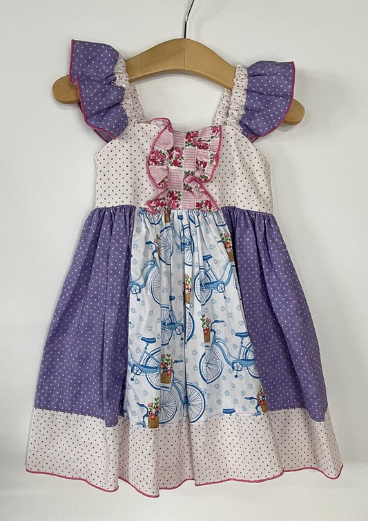 Olive Mae Bike Dress - 4T