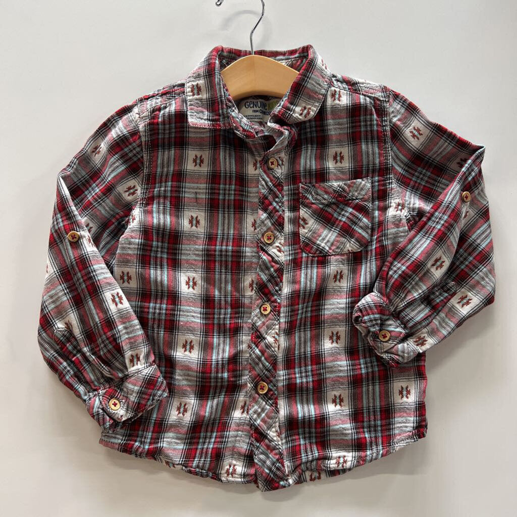 Plaid LS Button Up