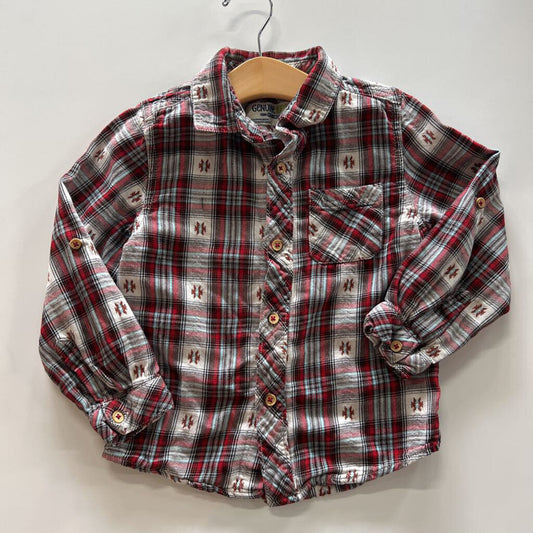 Plaid LS Button Up
