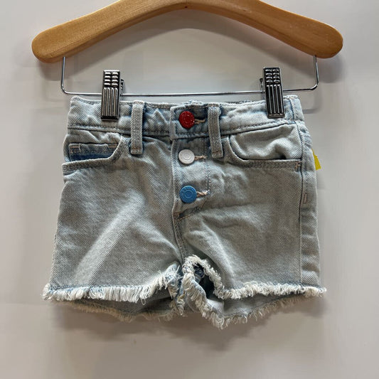 Frayed Denim Shorts