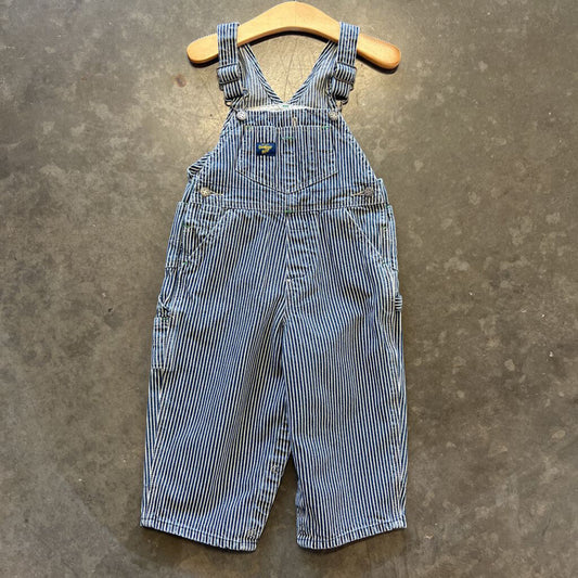 Railroad Stripe Overalls