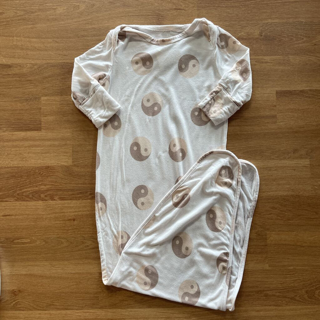 Forever French Baby Peace Bamboo Gown - NB