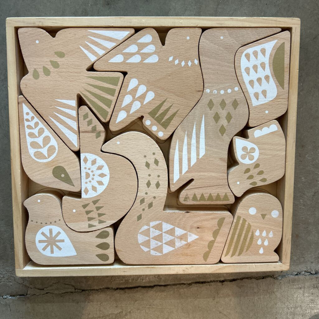 Petit Collage Wood Deluxe Bird Jumble