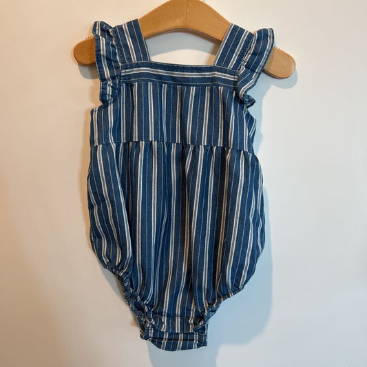 Oona Baby Stripe Bubble Romper - 2