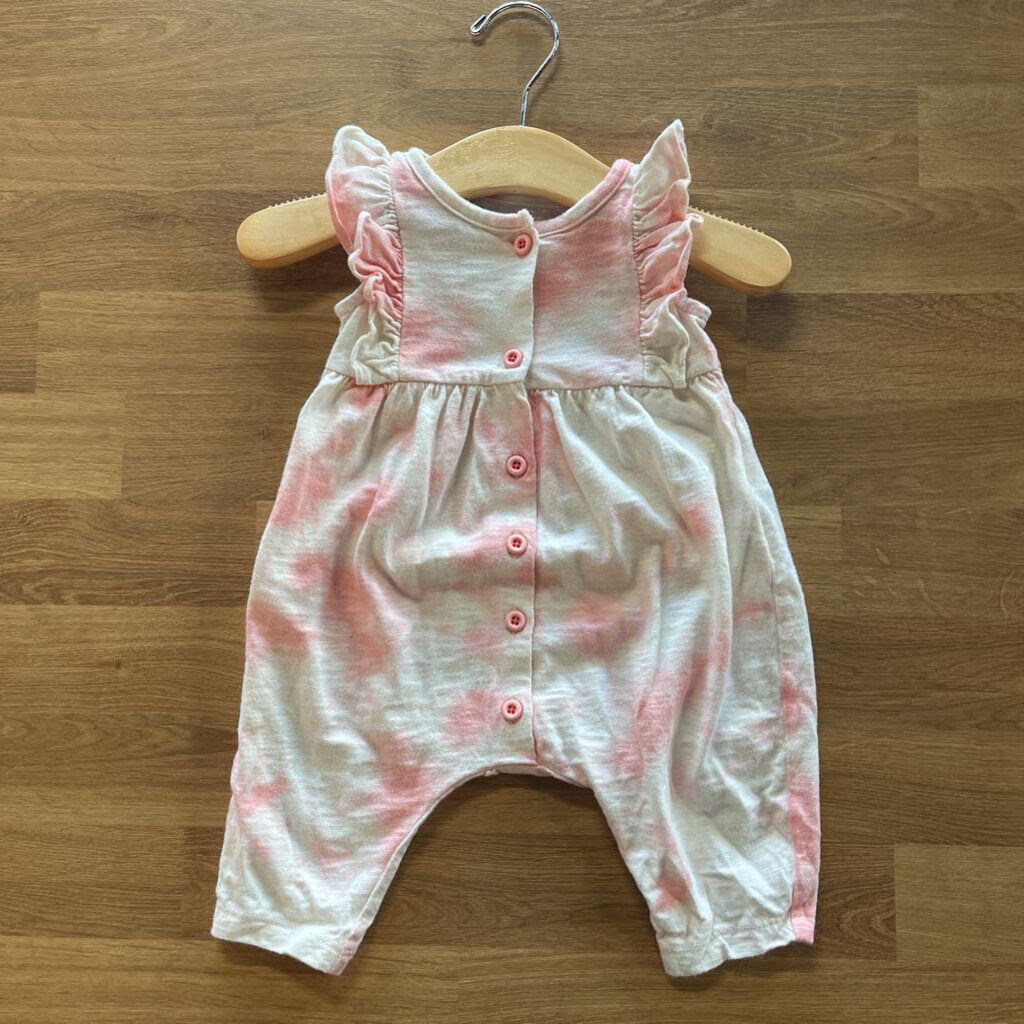 Baby Gap Tye Dye Ruffle Coverall -0/3M