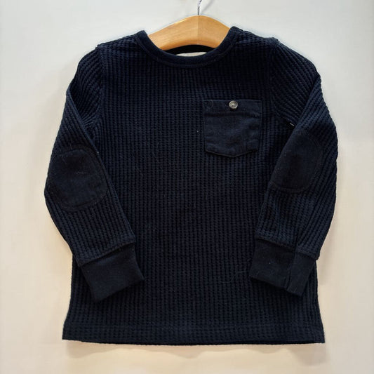 Old Navy Waffle W/Pocket LS Top