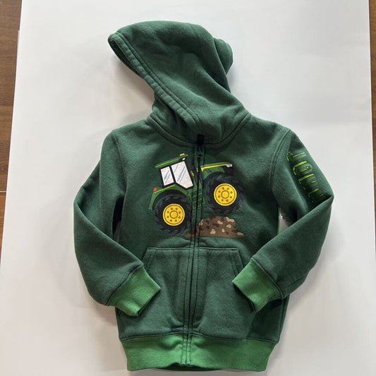 John Deere Tractor Zip Hoodie - 3T